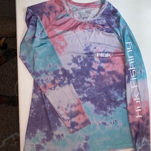 HUK Long Sleeve Performance Fabrics Large Fishing